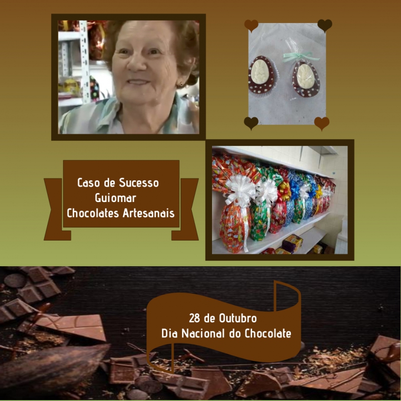 Dia Nacional do Chocolate - Conheça Dona Guiomar, 91 anos: AMOR por Chocolate há 58 anos!!!Limeira - SP.